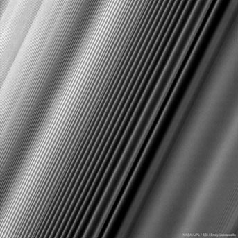Saturn's B ring in close-up