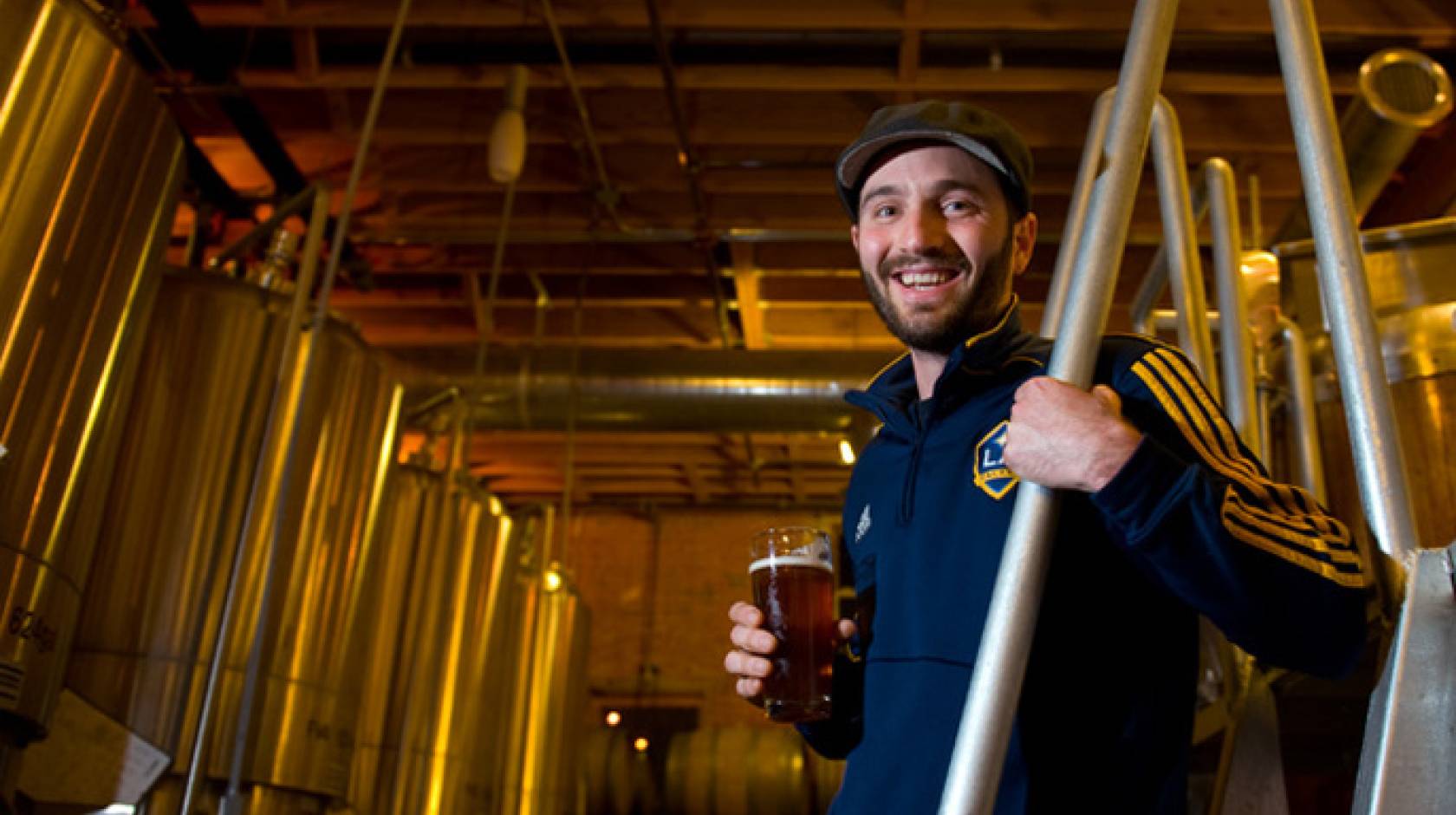 “I wanted to open an interesting place where people want to be,” says 2008 UC Irvine graduate Brandon Fender, who co-owns The Good Beer Co. and created Anteater Ale. “Beer, community and a beautiful building – this is the embodiment of my passions.” 
