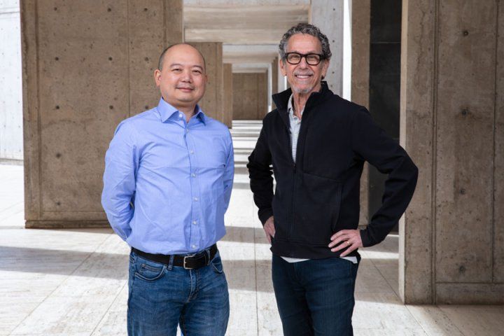 Ye Zheng, PhD (left) and Ronald Evans, PhD (right).