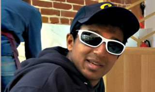 Hari Srinivasan in sunglasses
