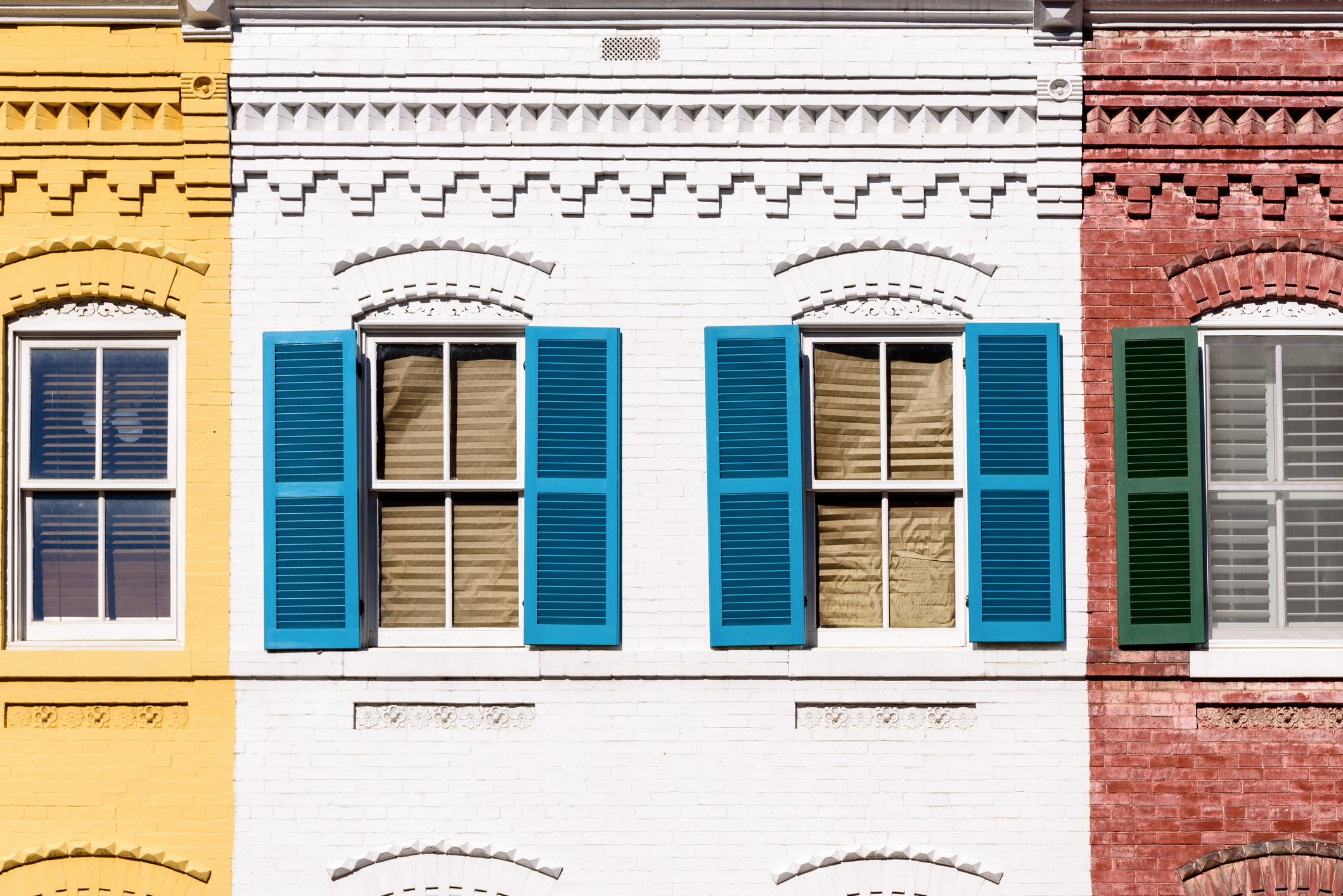 Building with white, cool walls