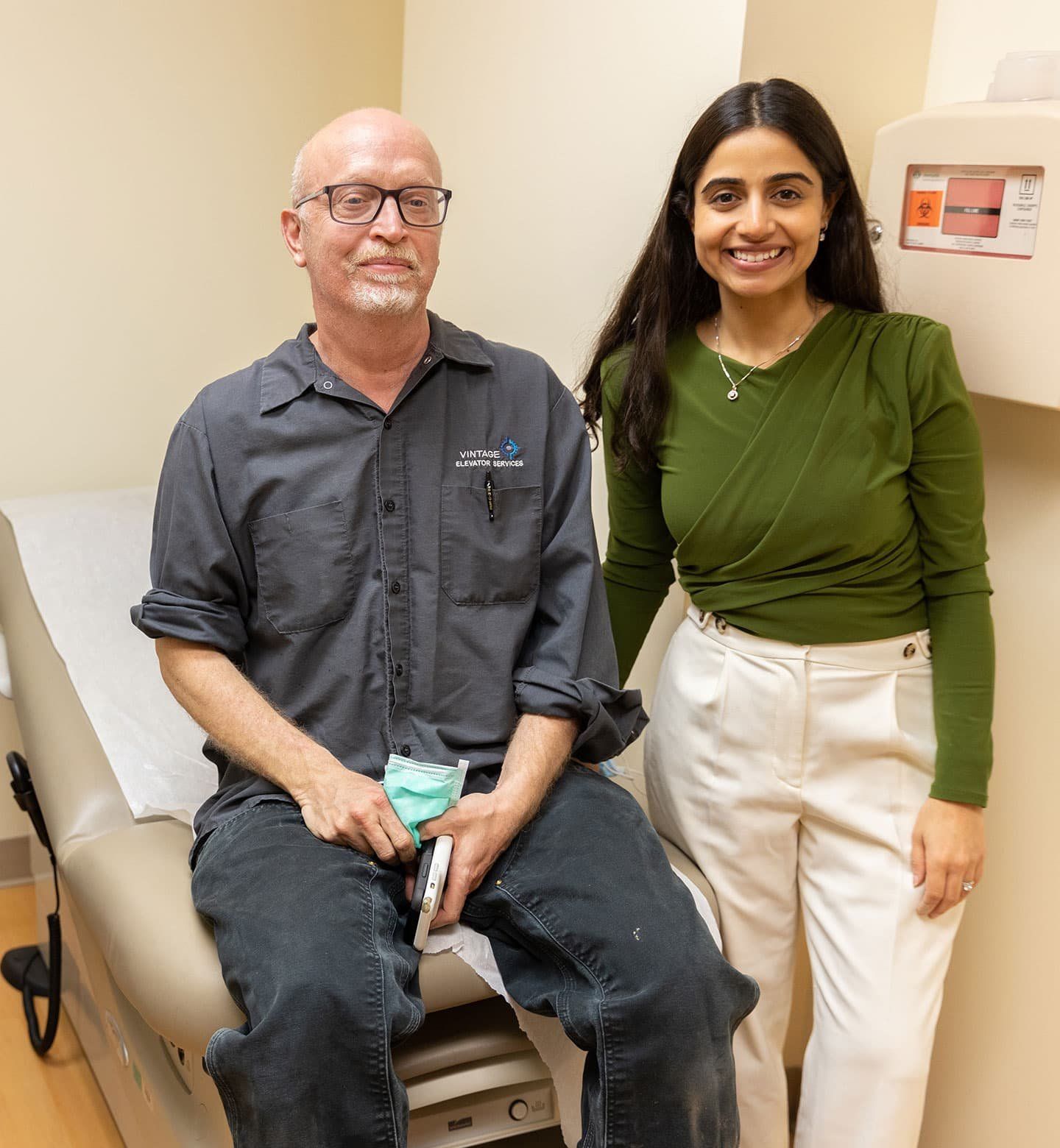 Joe Bojanowski and Dr. Rishika Chugh