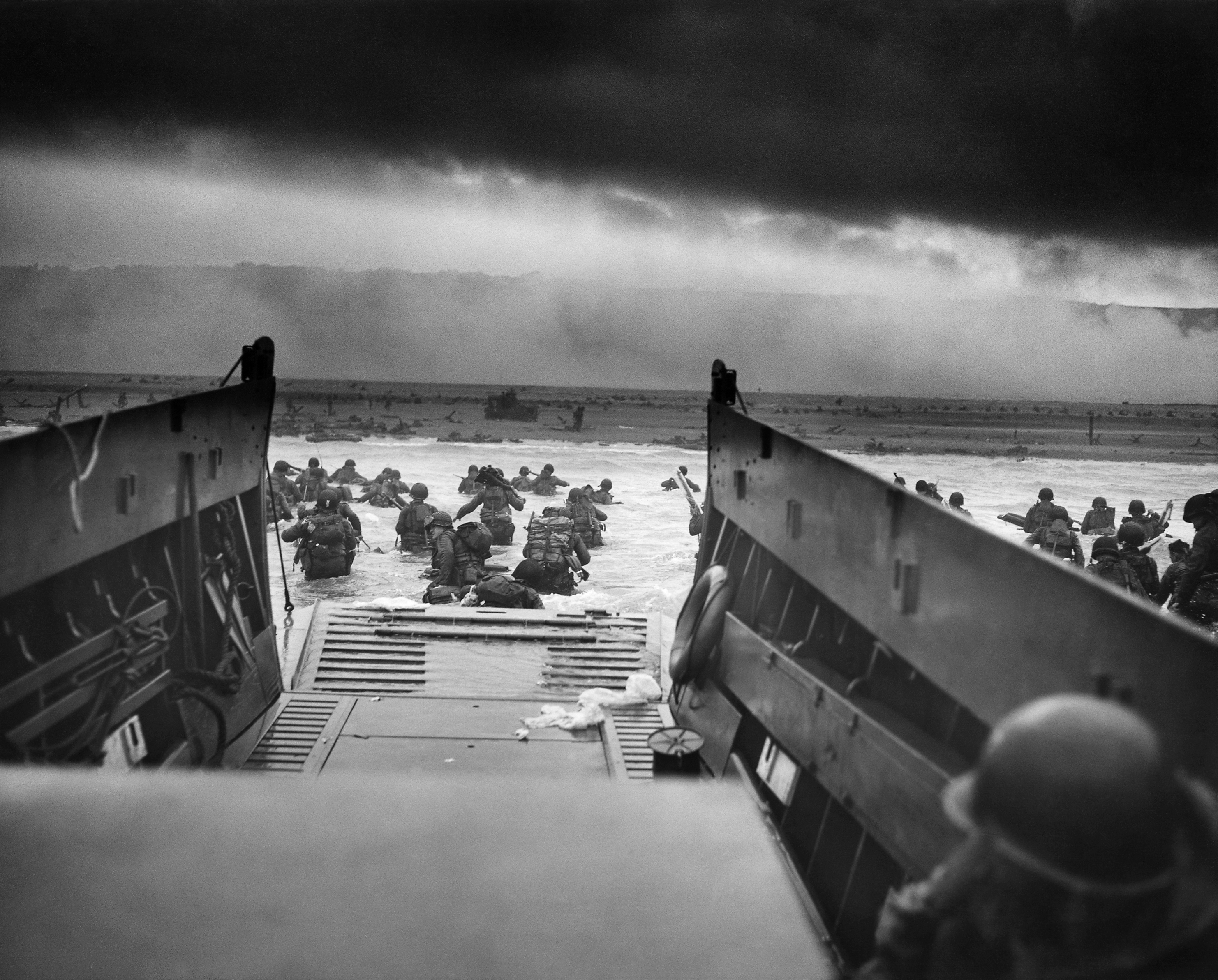 Soldiers during D-Day