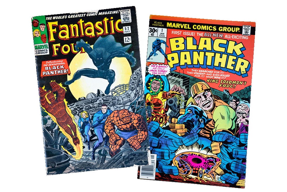 Two comic book covers
