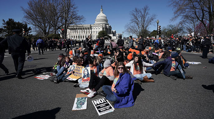 March 5, 2018 demonstration for immigrants Alex Wong/Getty Images photo