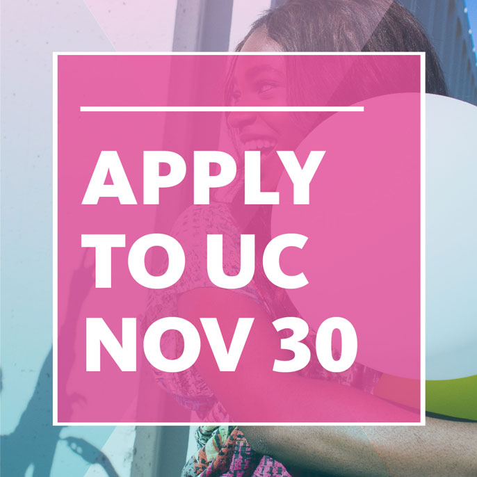 The UC application deadline is Nov. 30 University of California