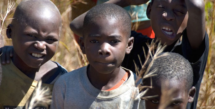 Children in Zambia