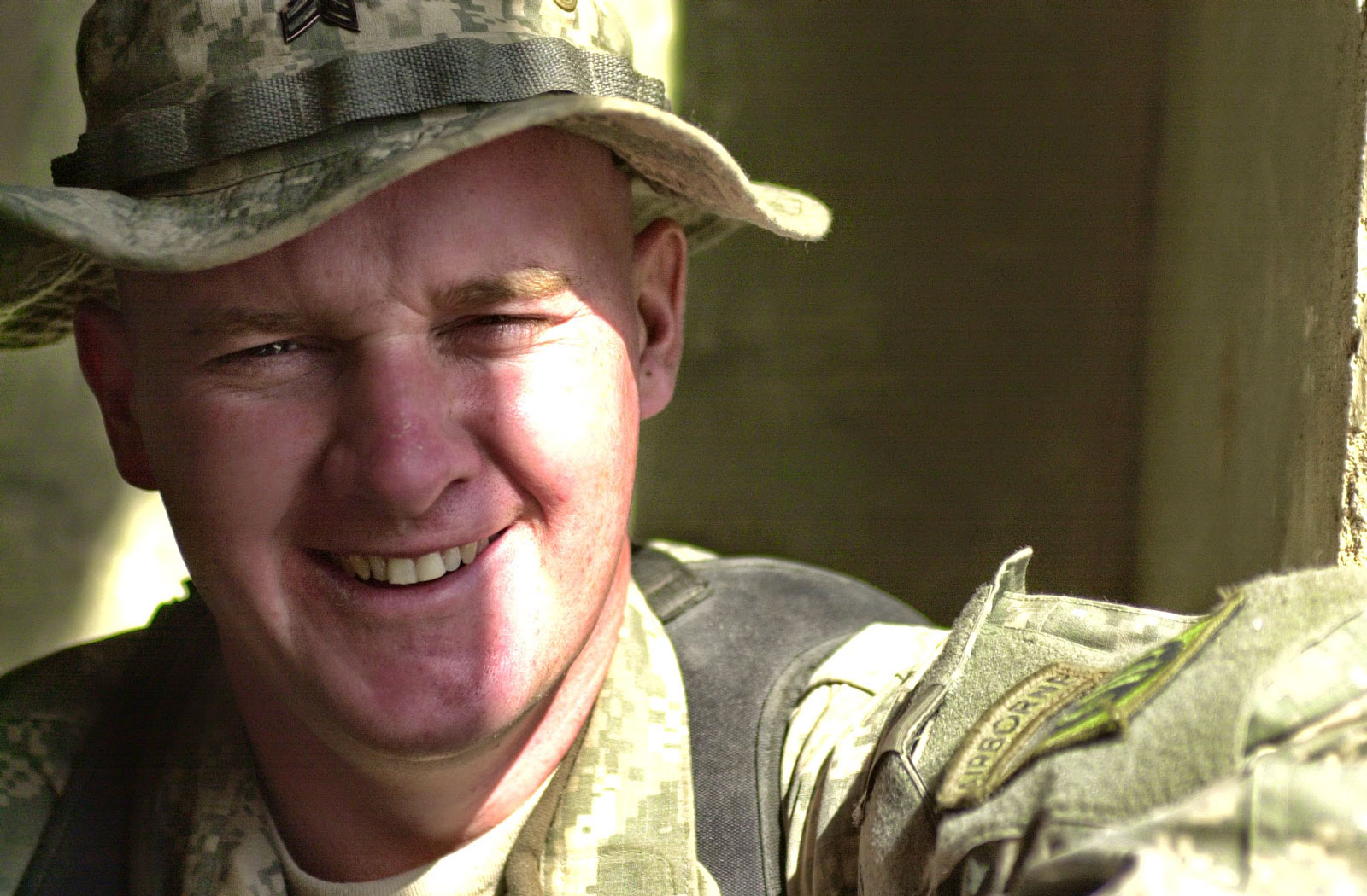 Chris Turner in army uniform