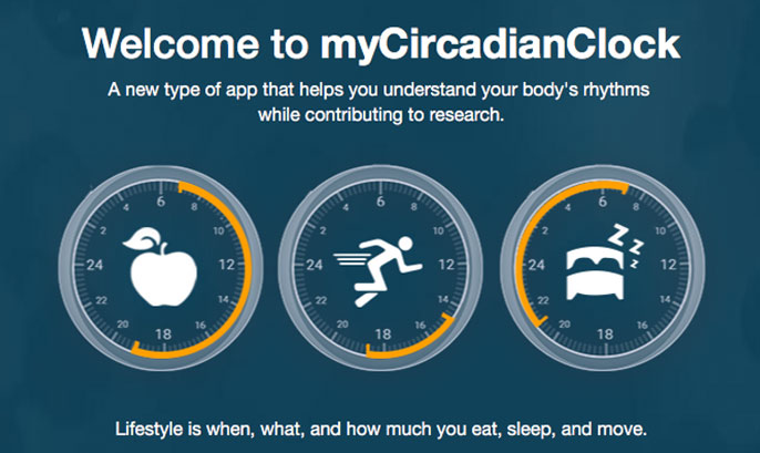 Diagram of clock app