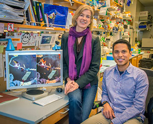 Jennifer Doudna and James Nuñez