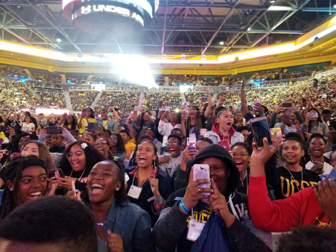 College Signing Day audience