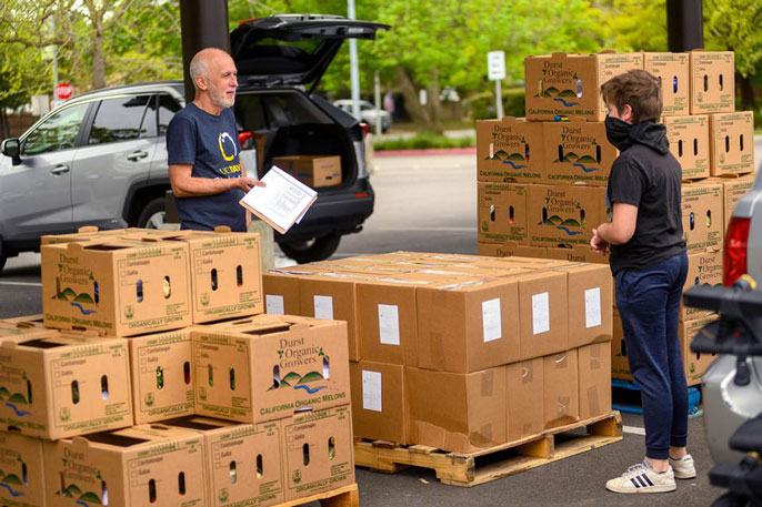 UC Davis delivers helpers to food bank - University of California