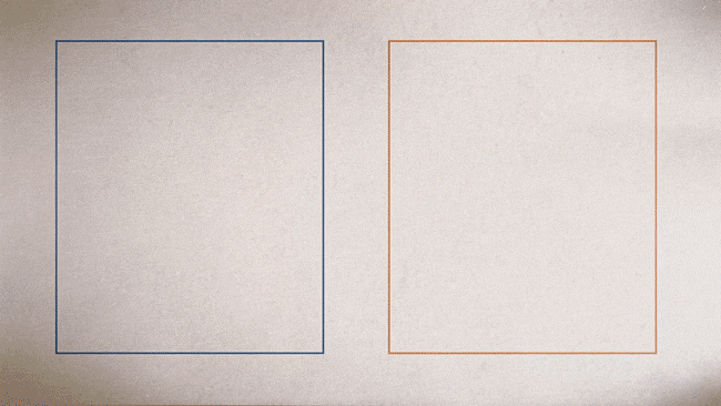 Gay test subjects and straight test subjects in a box illustration