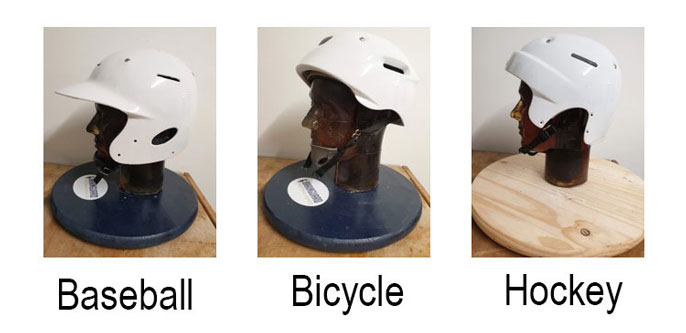 Helmet model head
