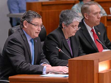 Timothy White, Janet Napolitano, Brice Harris