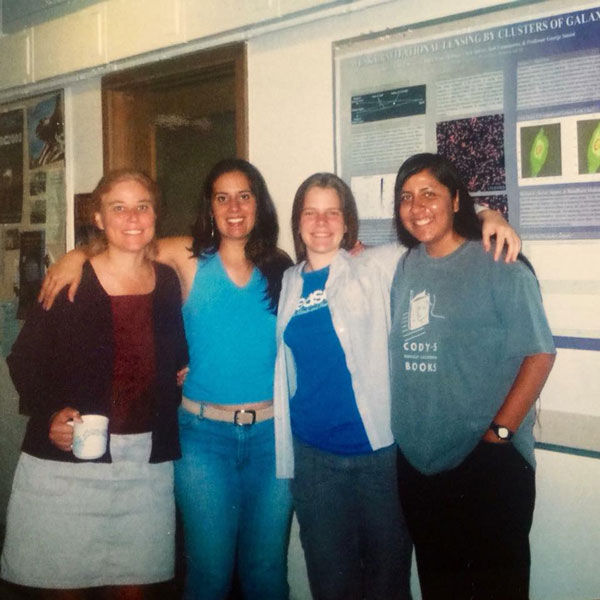 Kirsten Howley with fellow undergrads at UC Berkeley