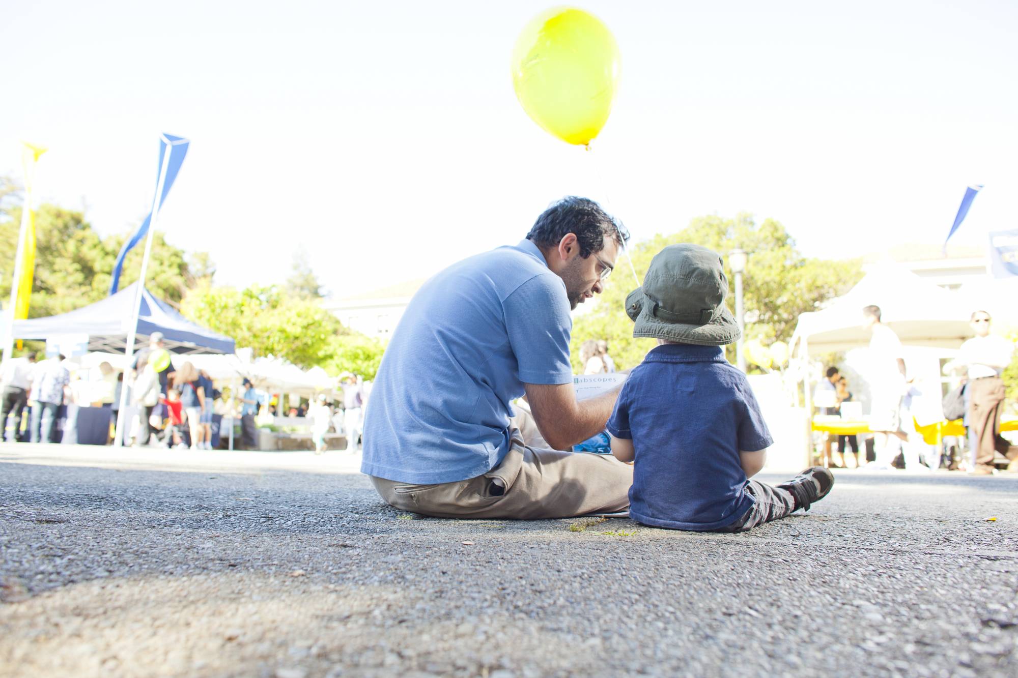 image of two people sitting