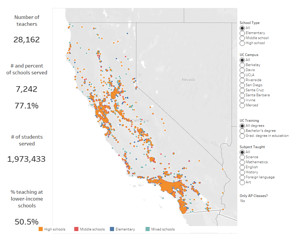 thumbnail of California map location data