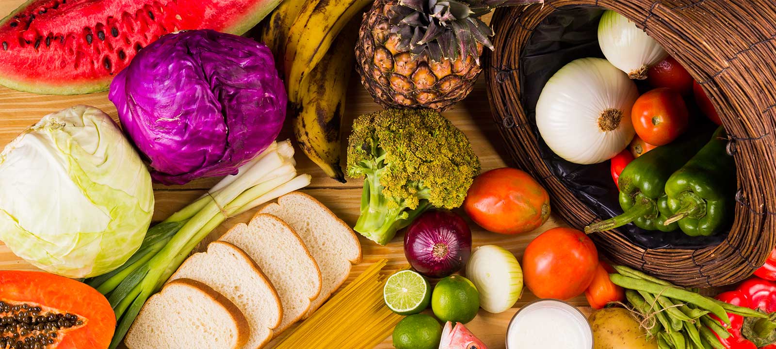 a plethora of prepared vegetables