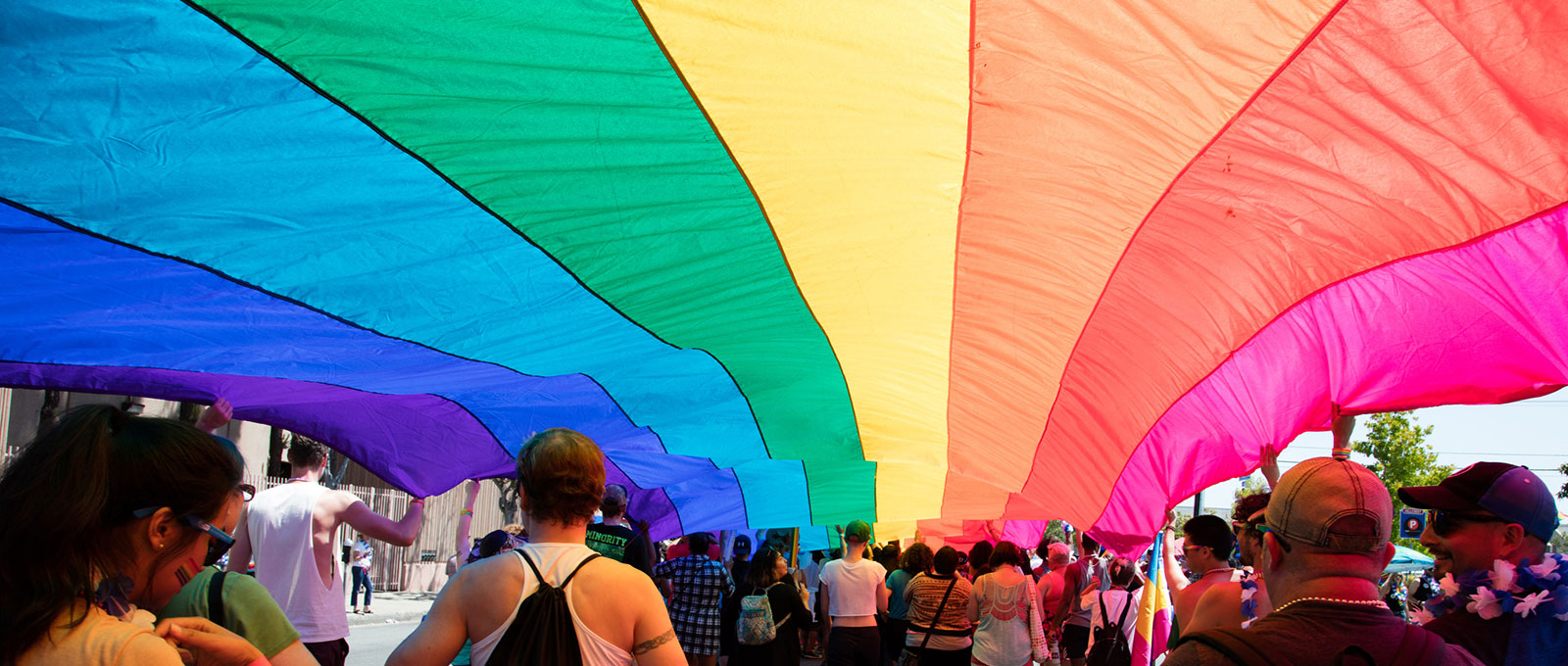 Pride parade flag 