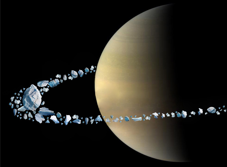 Image of Triton could break and form a new ring - Triton