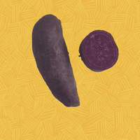 Dancing purple sweet potato