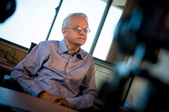 Veerabhadran Ramanathan sitting in a chair