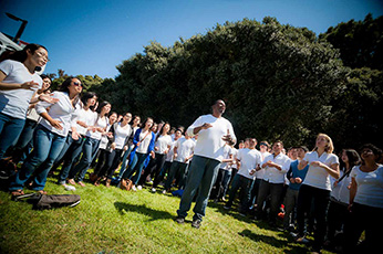 UCSD Gospel Choir practice