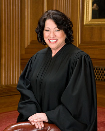 Sonia Sotomayor in judicial robes