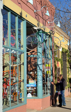 Bicycle storefront