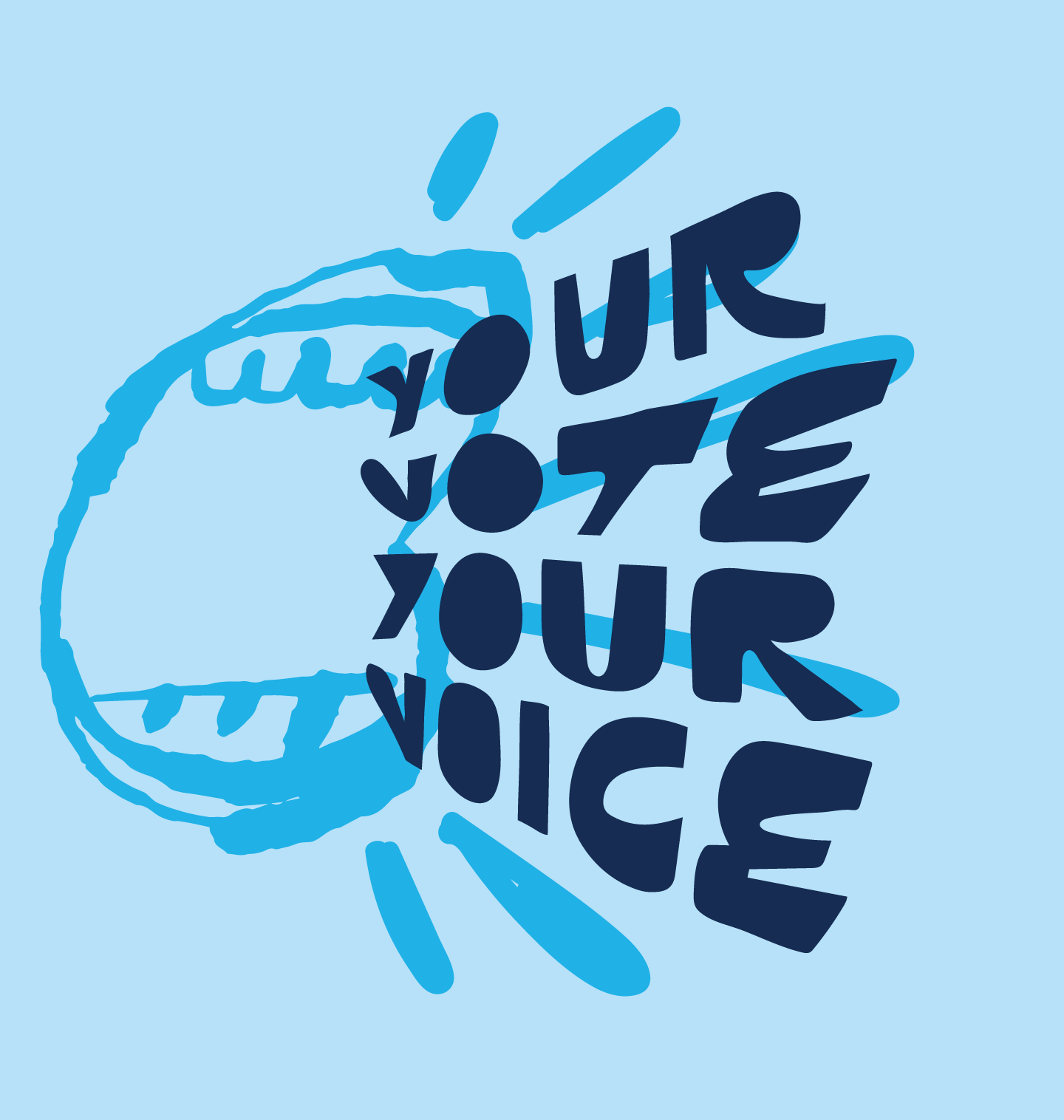 Your Vote Your Voice graphic