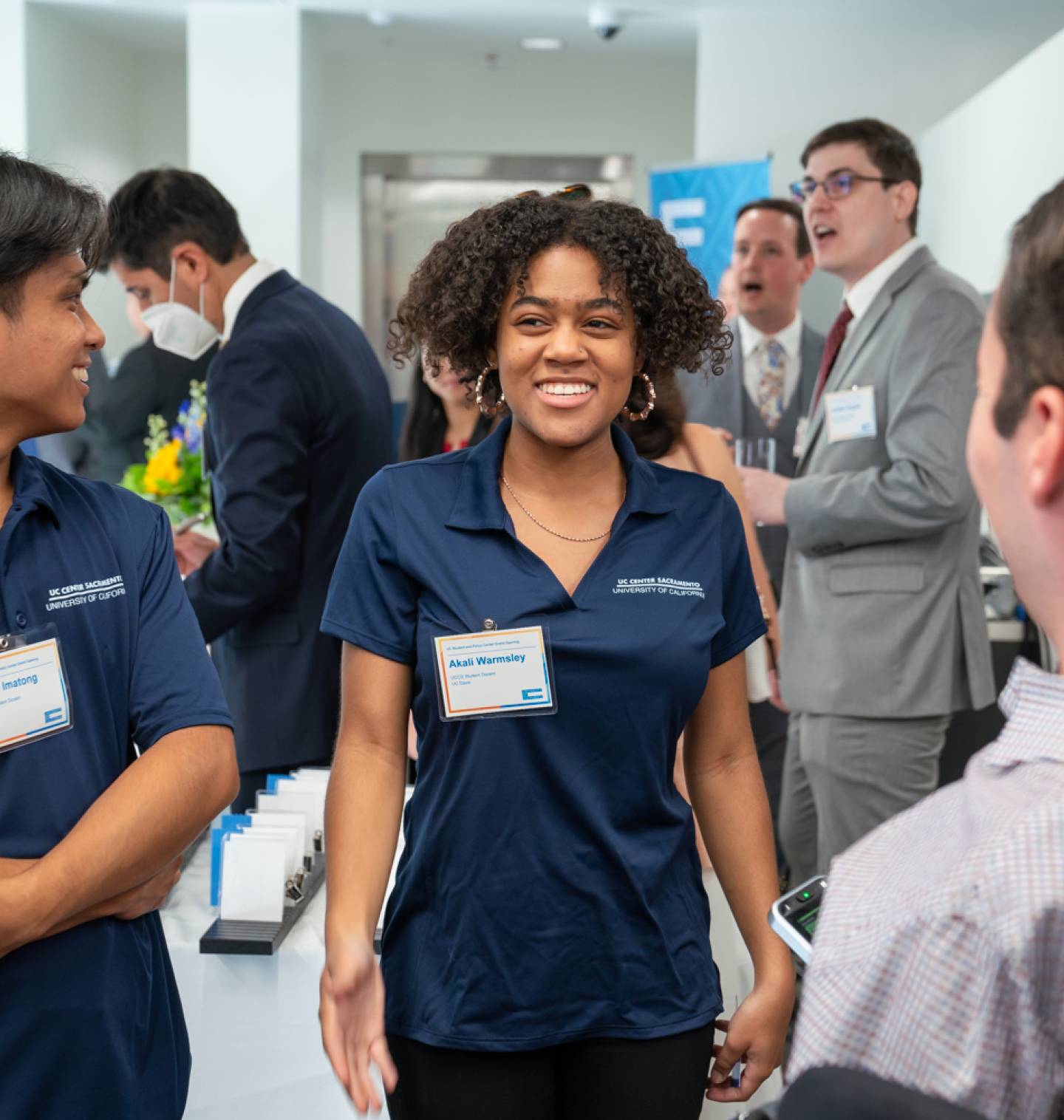 Group of students at the UC Center in Sacramento