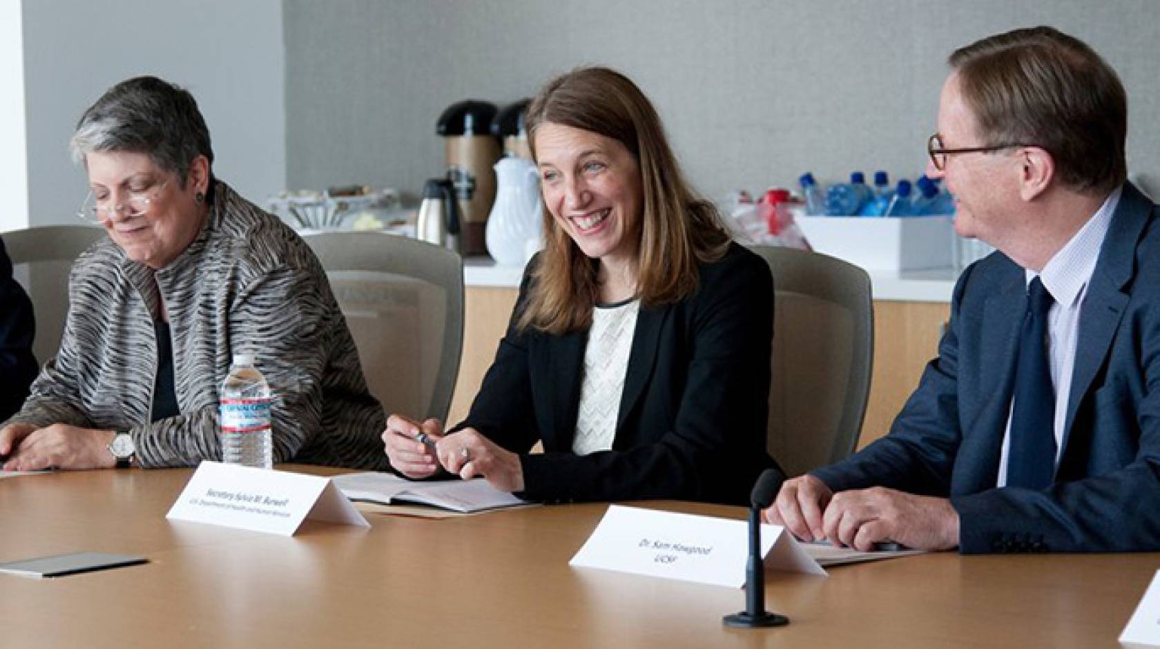 Janet Napolitano, Sylvia Mathews Burwell, Sam Hawgood