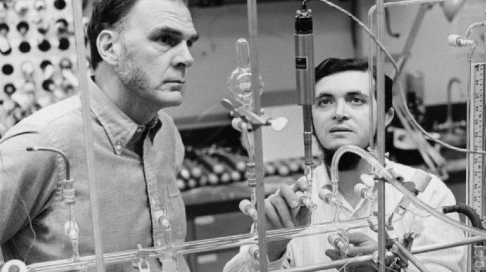 F. Sherwood Rowland and Mario Molina in their lab at UC Irvine in the early 1970s,