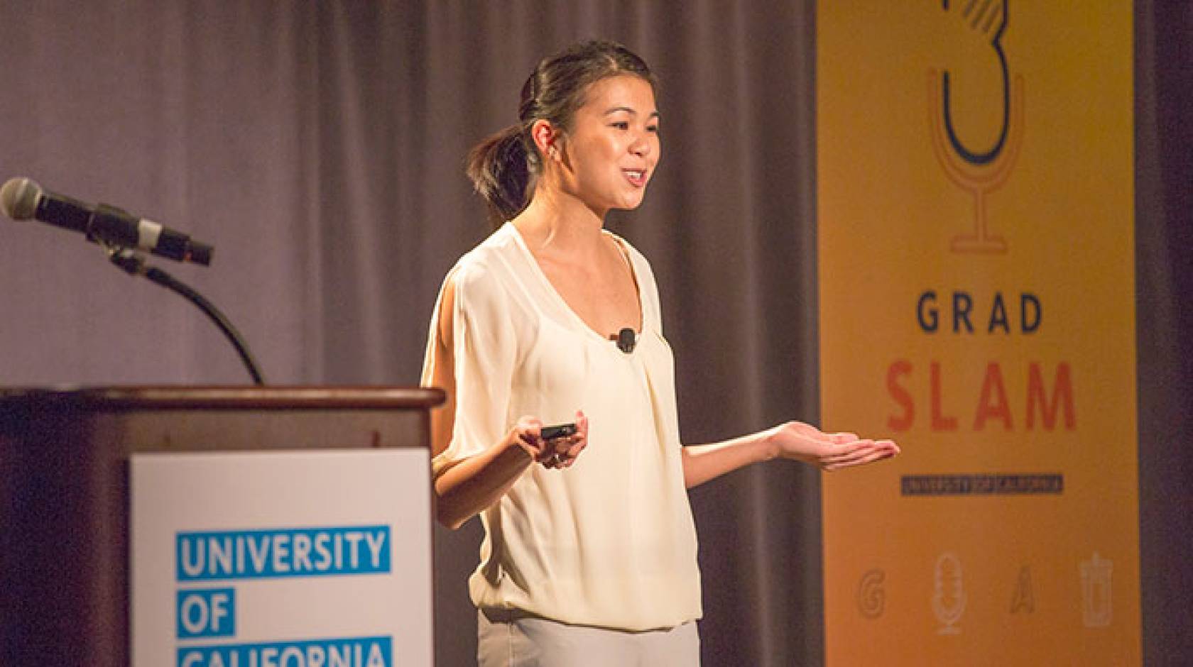 Ashley Fong, UC Grad Slam winner