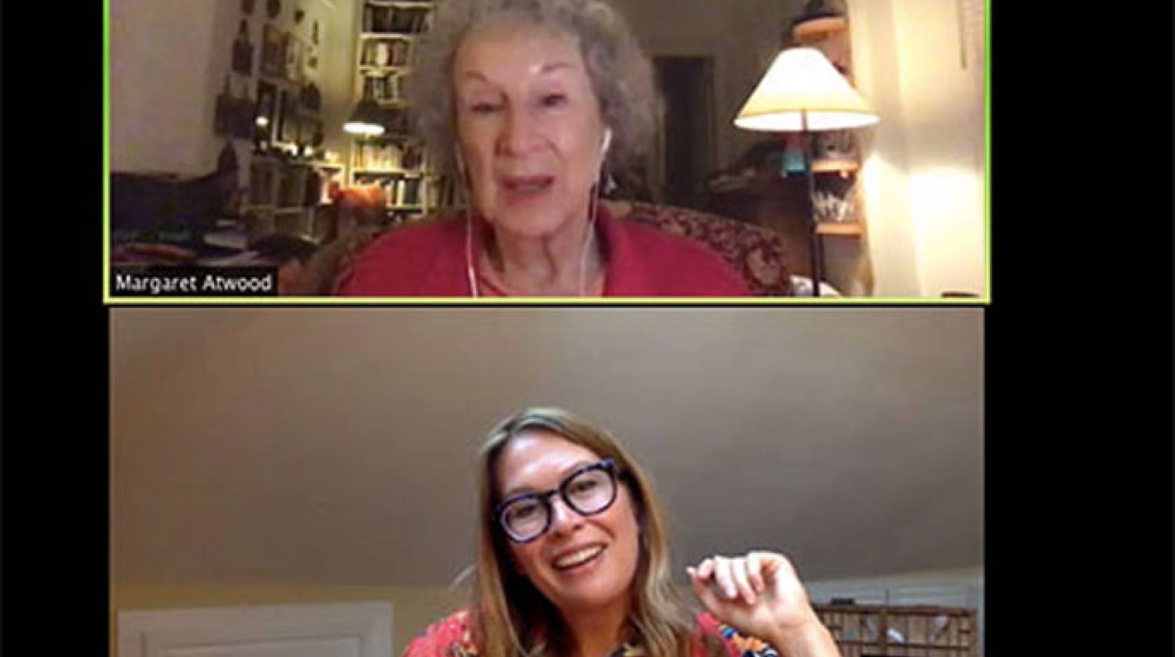 Margaret Atwood and Kate Schatz on Zoom