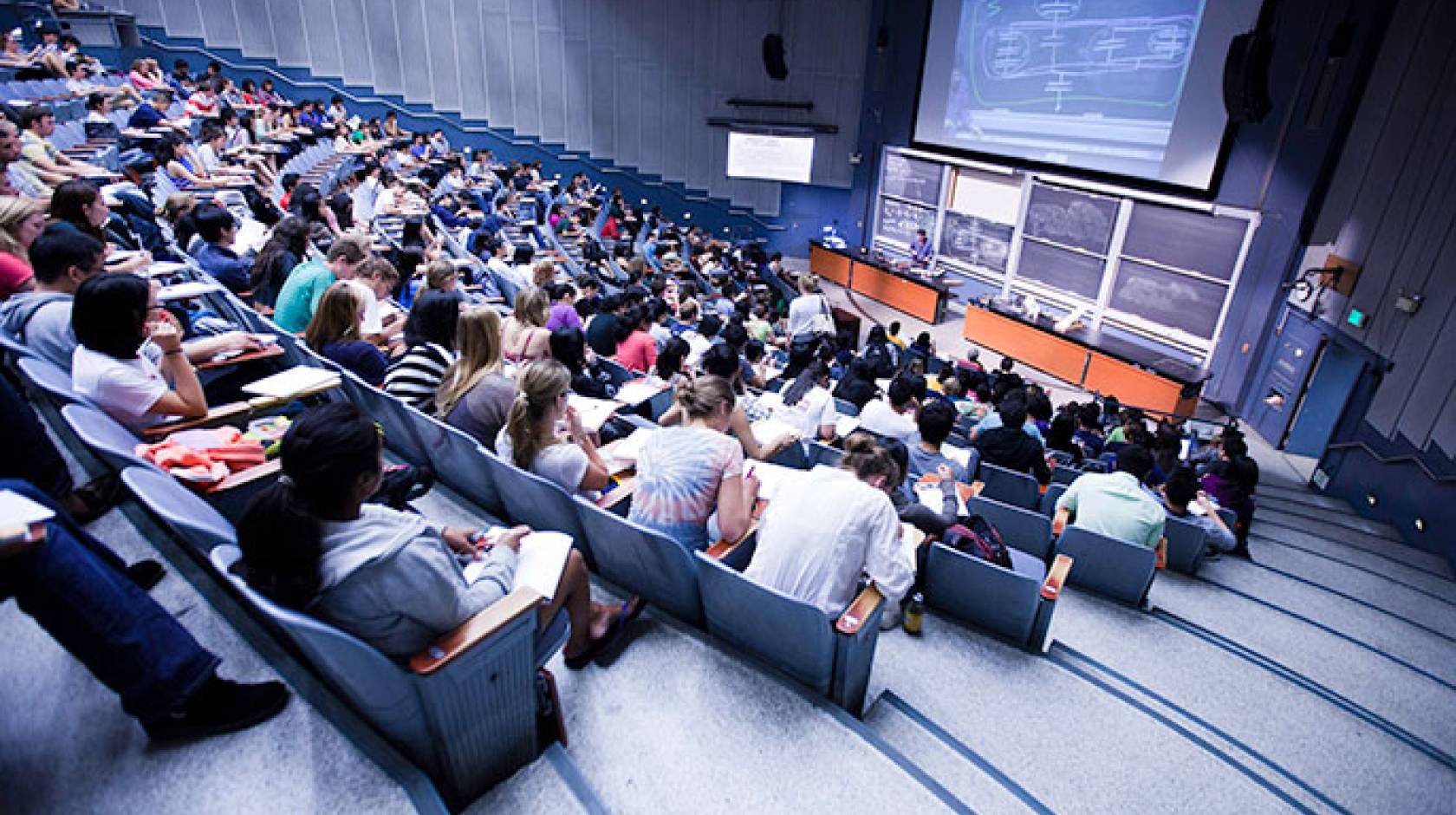 lecture hall, UC Berkeley