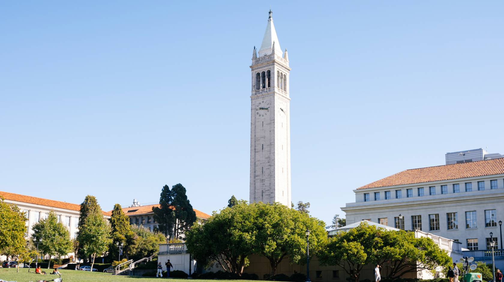 UC Berkeley's Campanile tower, photographed from afar