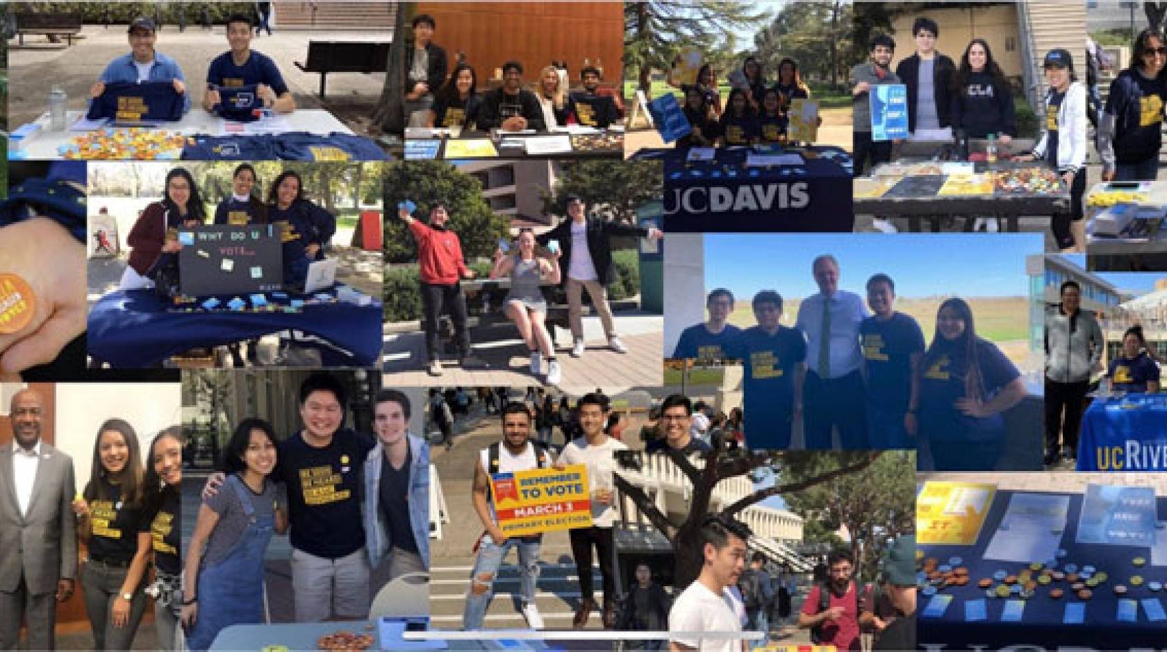UC student ambassador collage