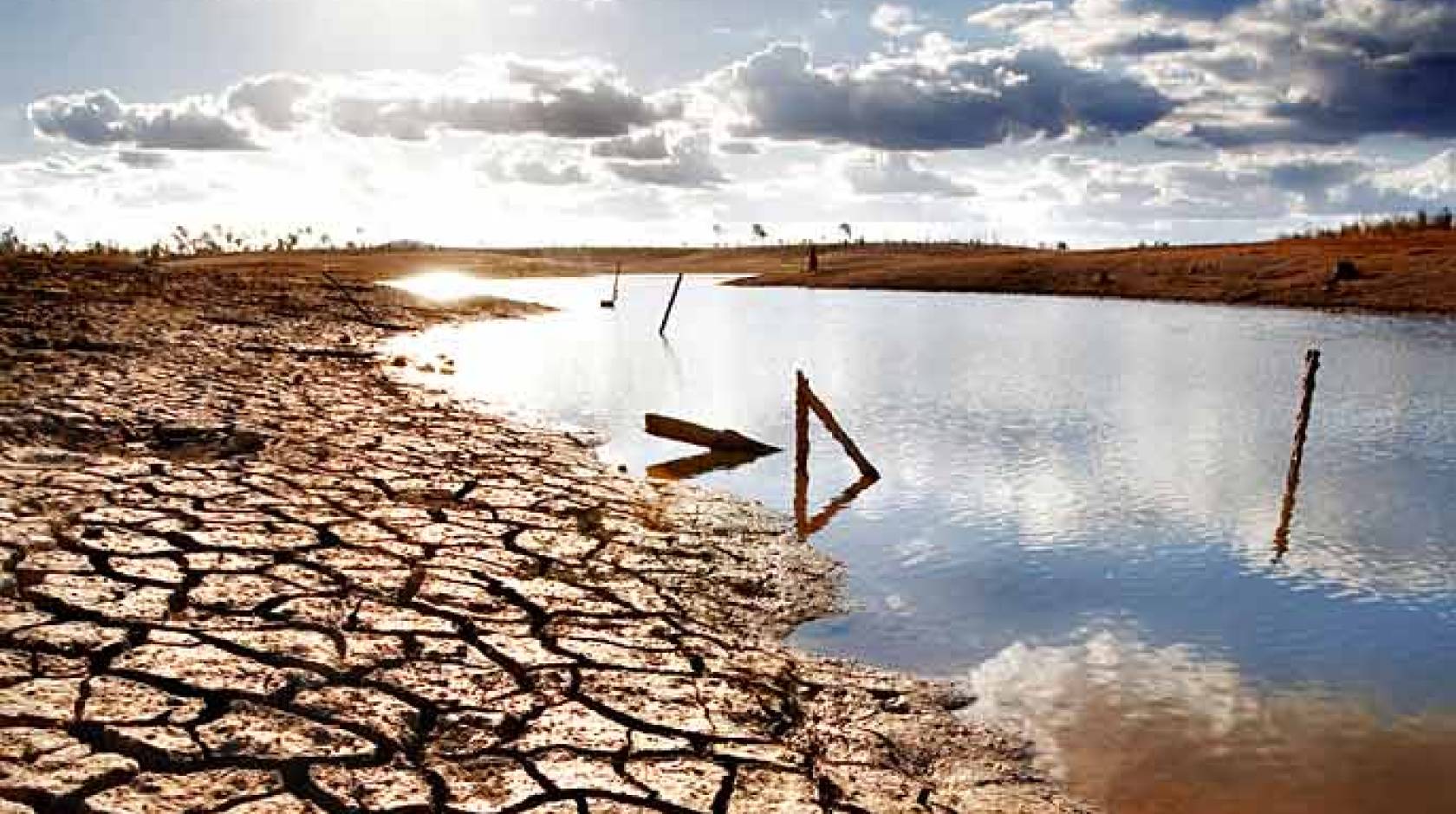 dried body of water