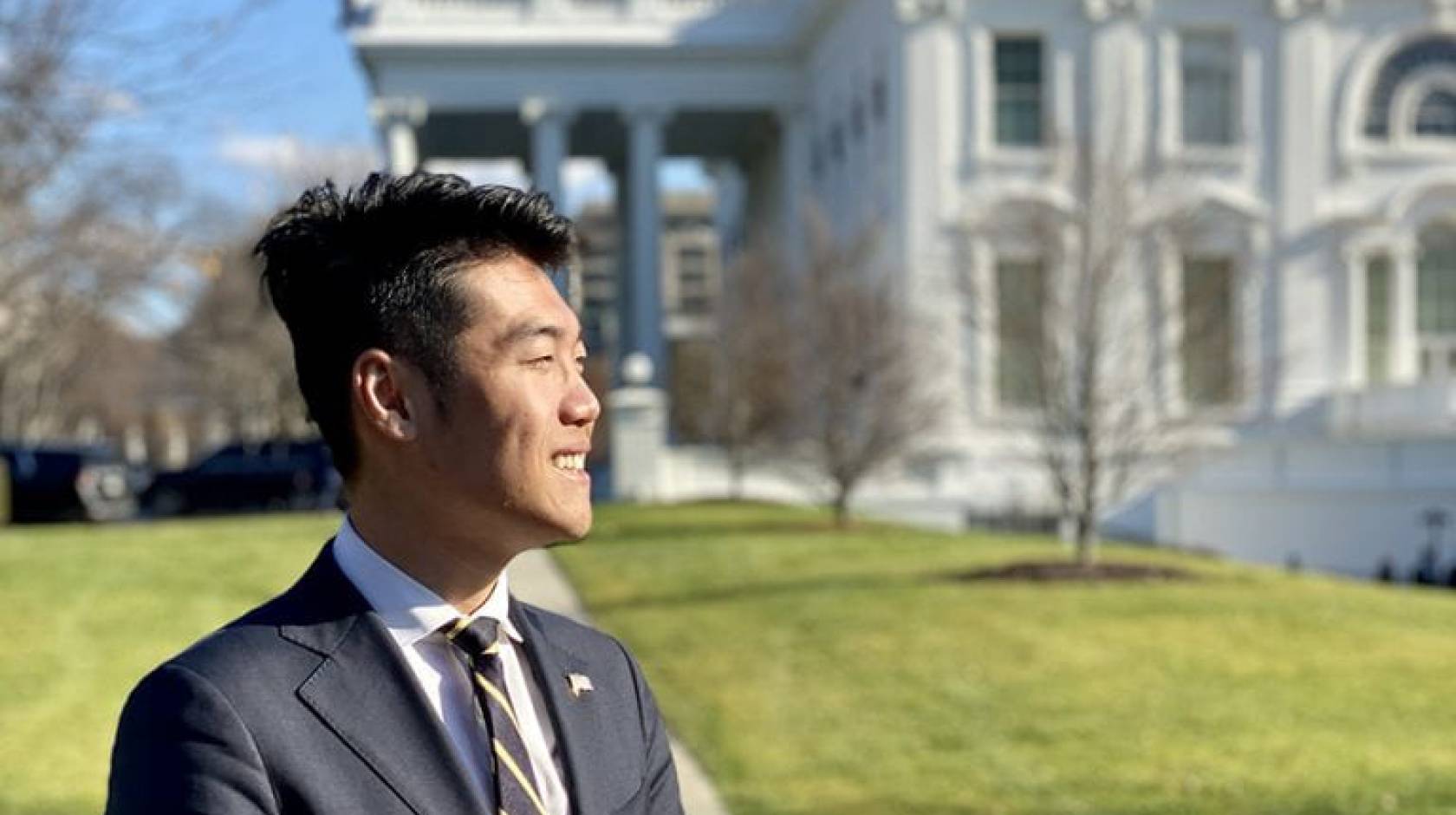 Steven Gong at the White House