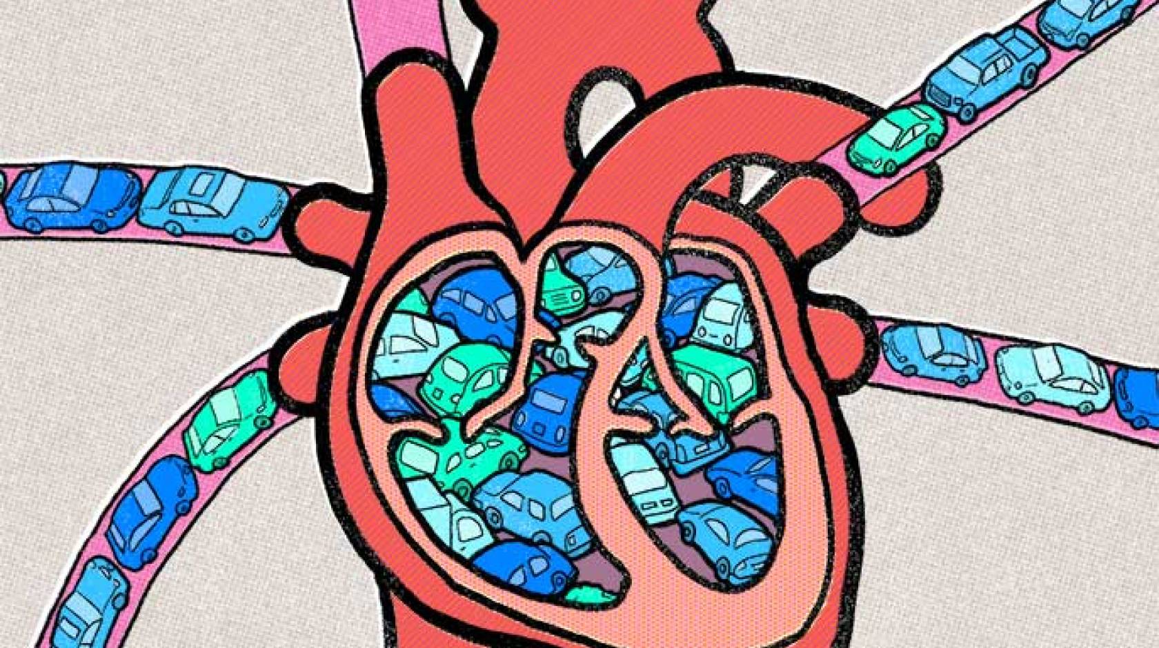 traffic-heart illustration