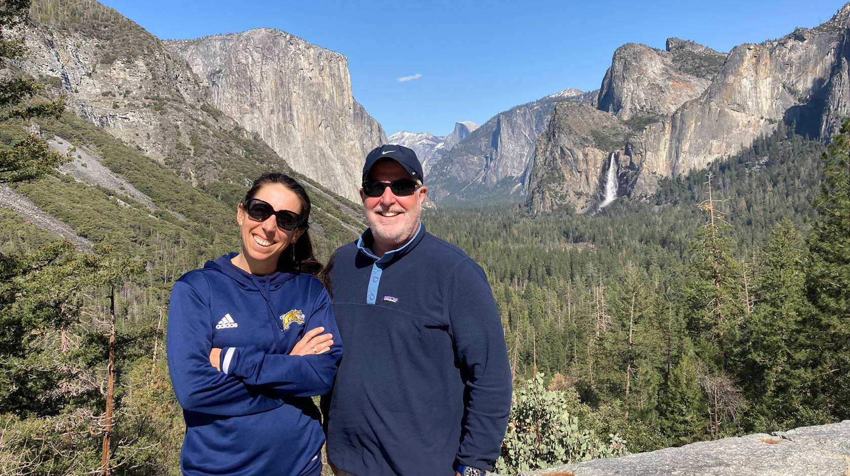 Steve Monfort and Breezy Jackson at Yosemite