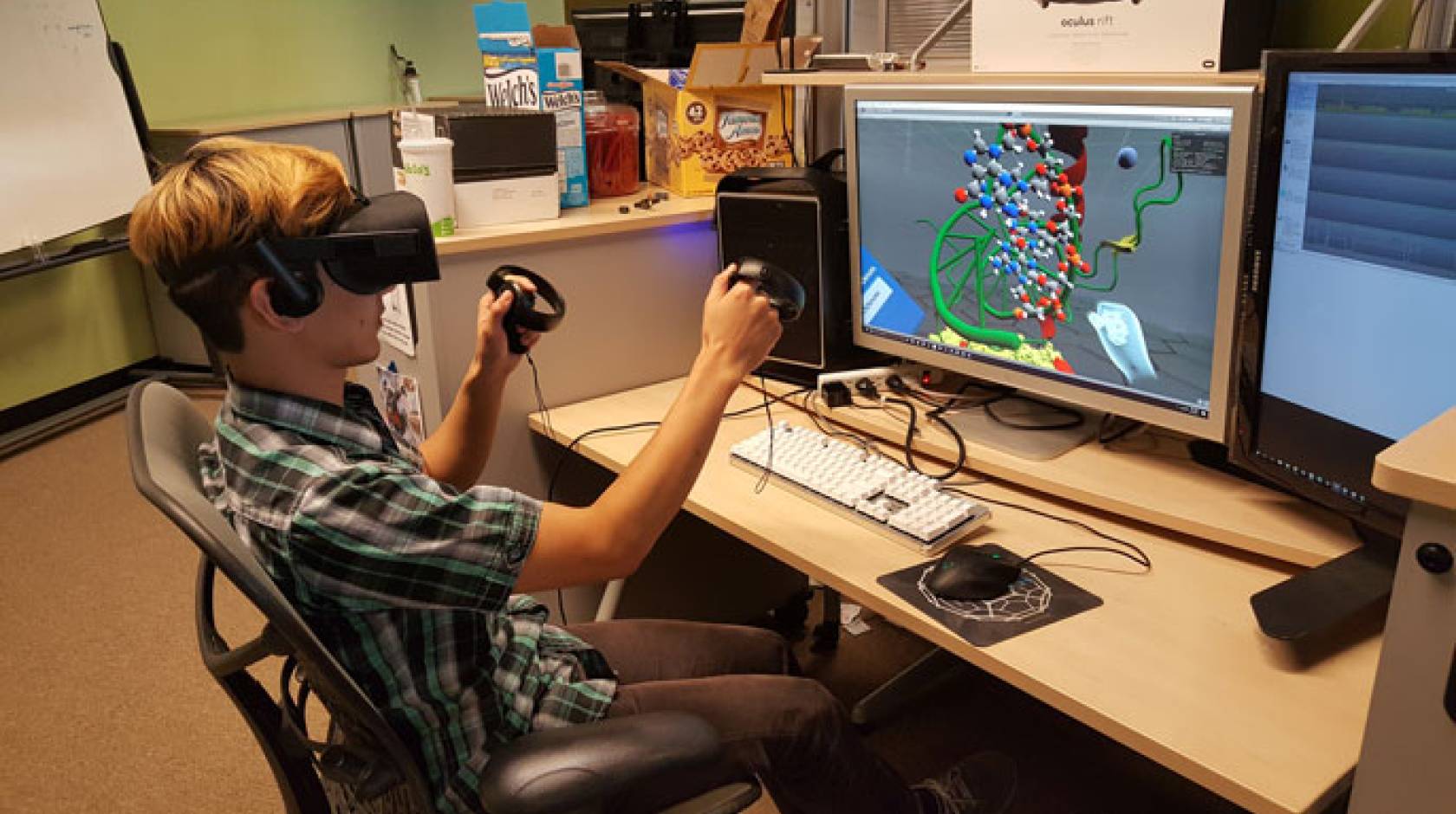 Nanome virtual reality UC San Diego