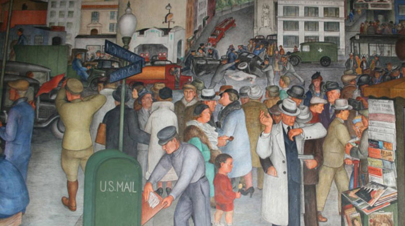 'City Life' mural