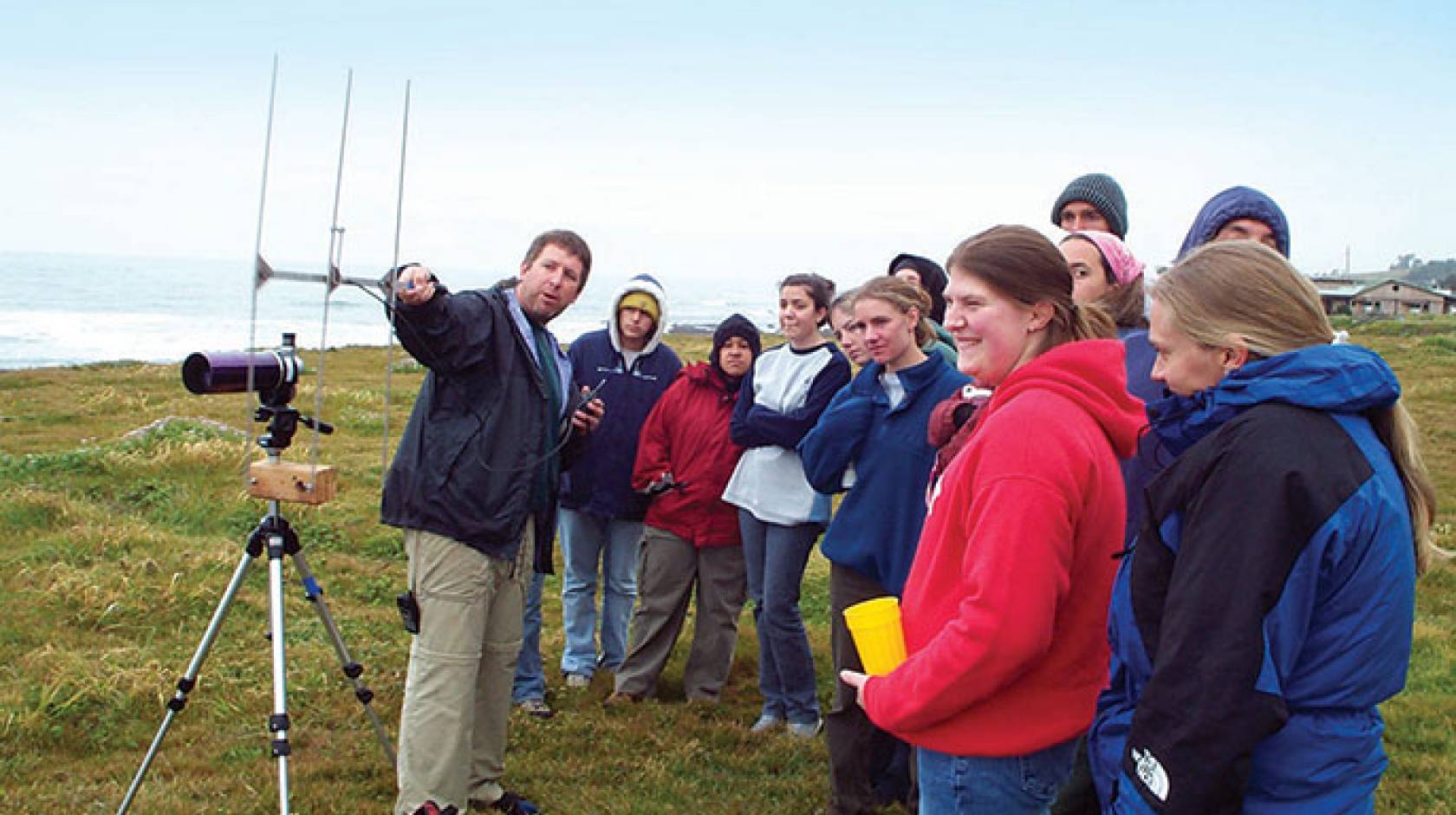 instructor and students