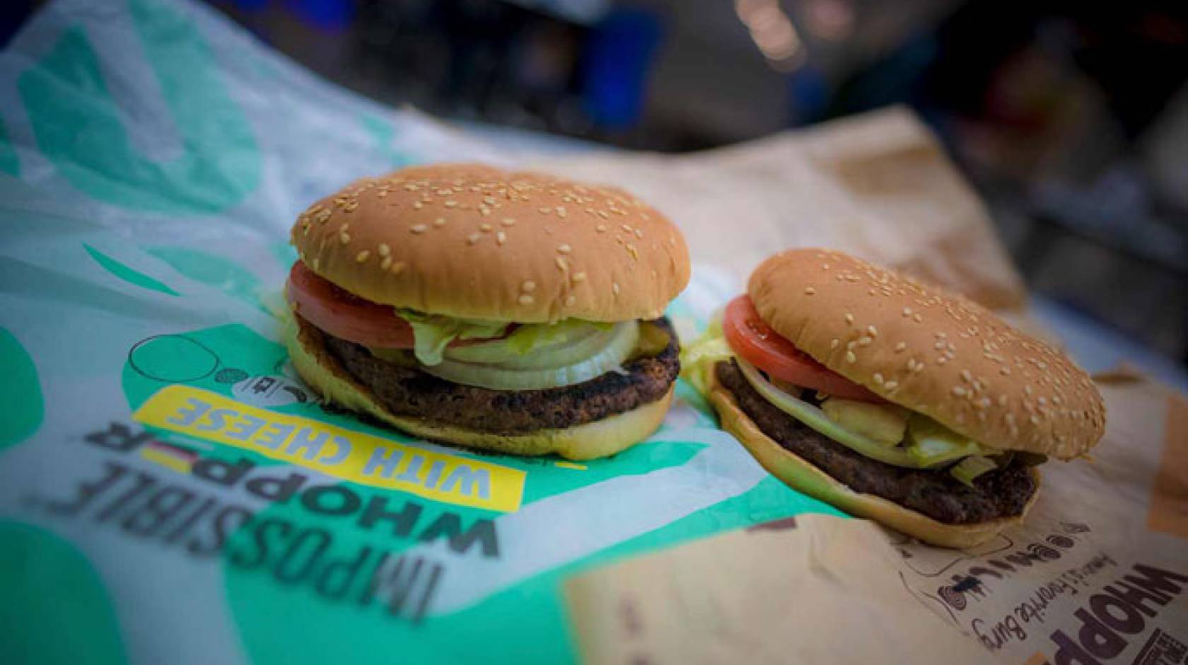 An Impossible Burger from Burger King