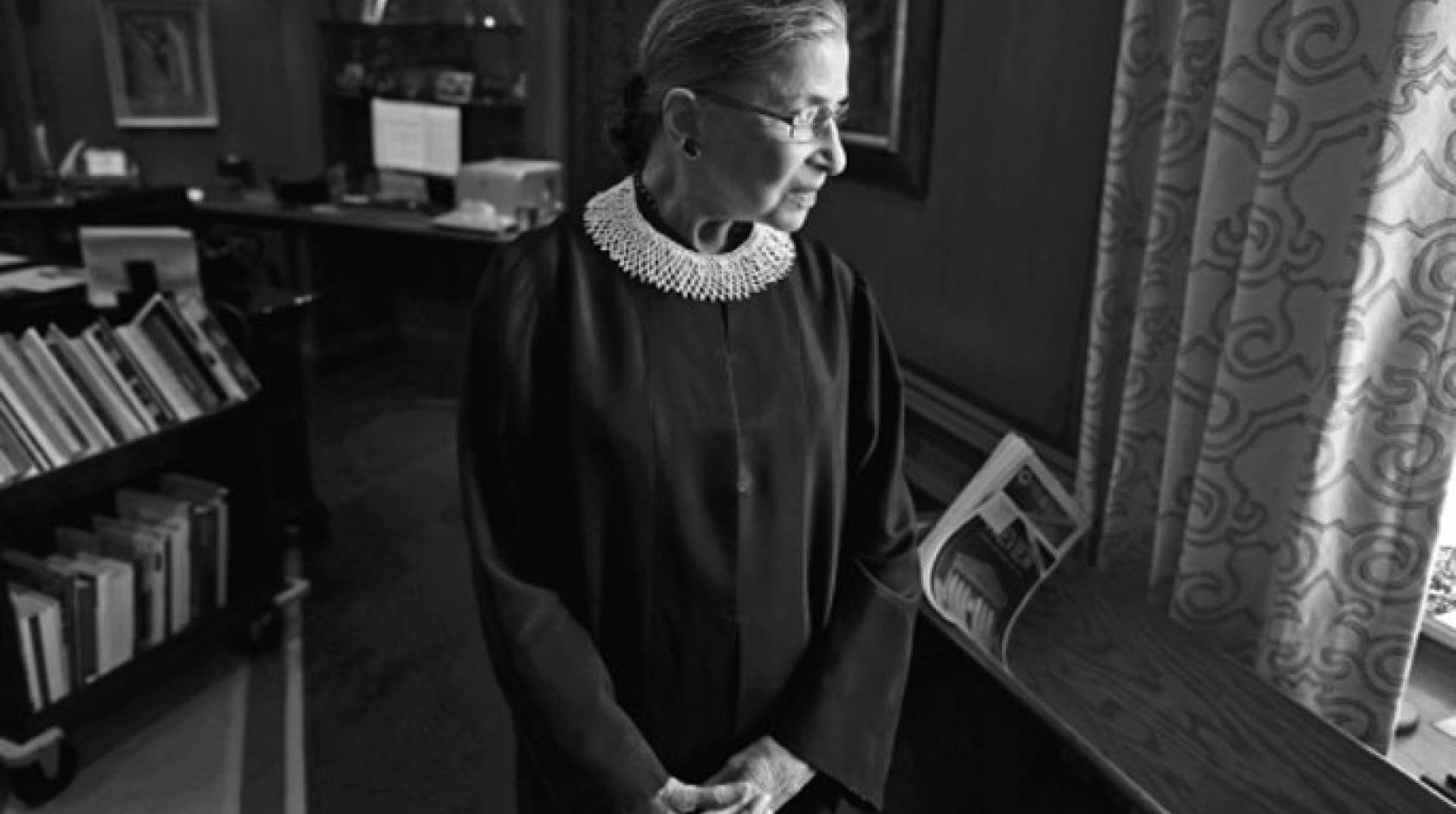 Ruth Bader Ginsburg in SCOTUS robe
