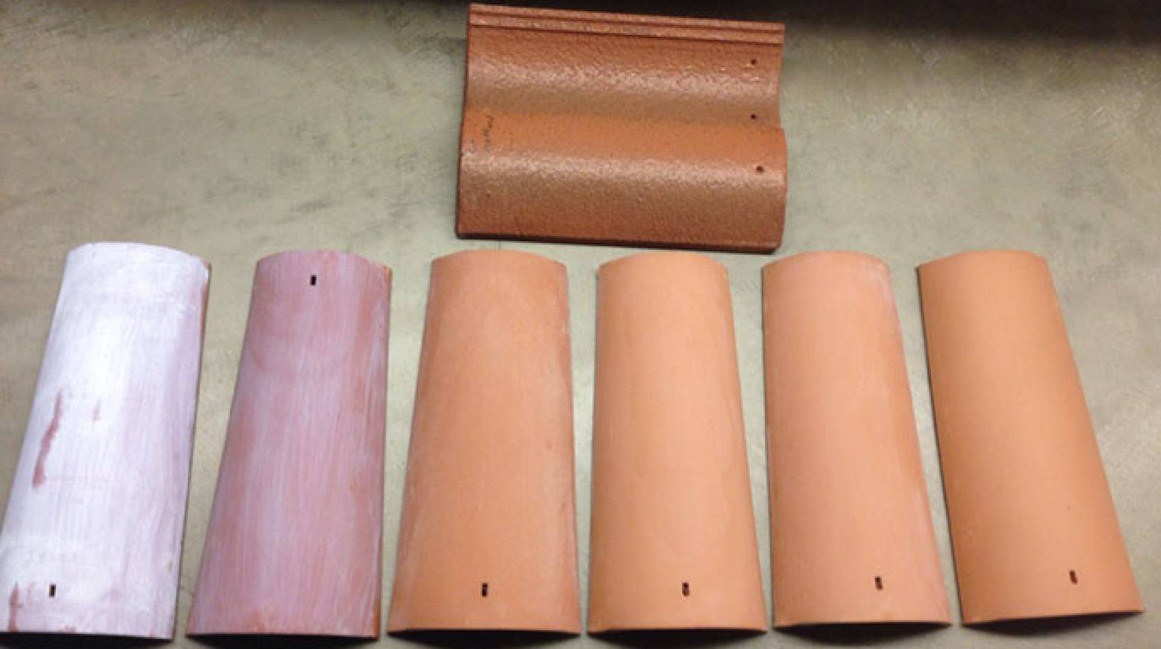 clay roof tiles