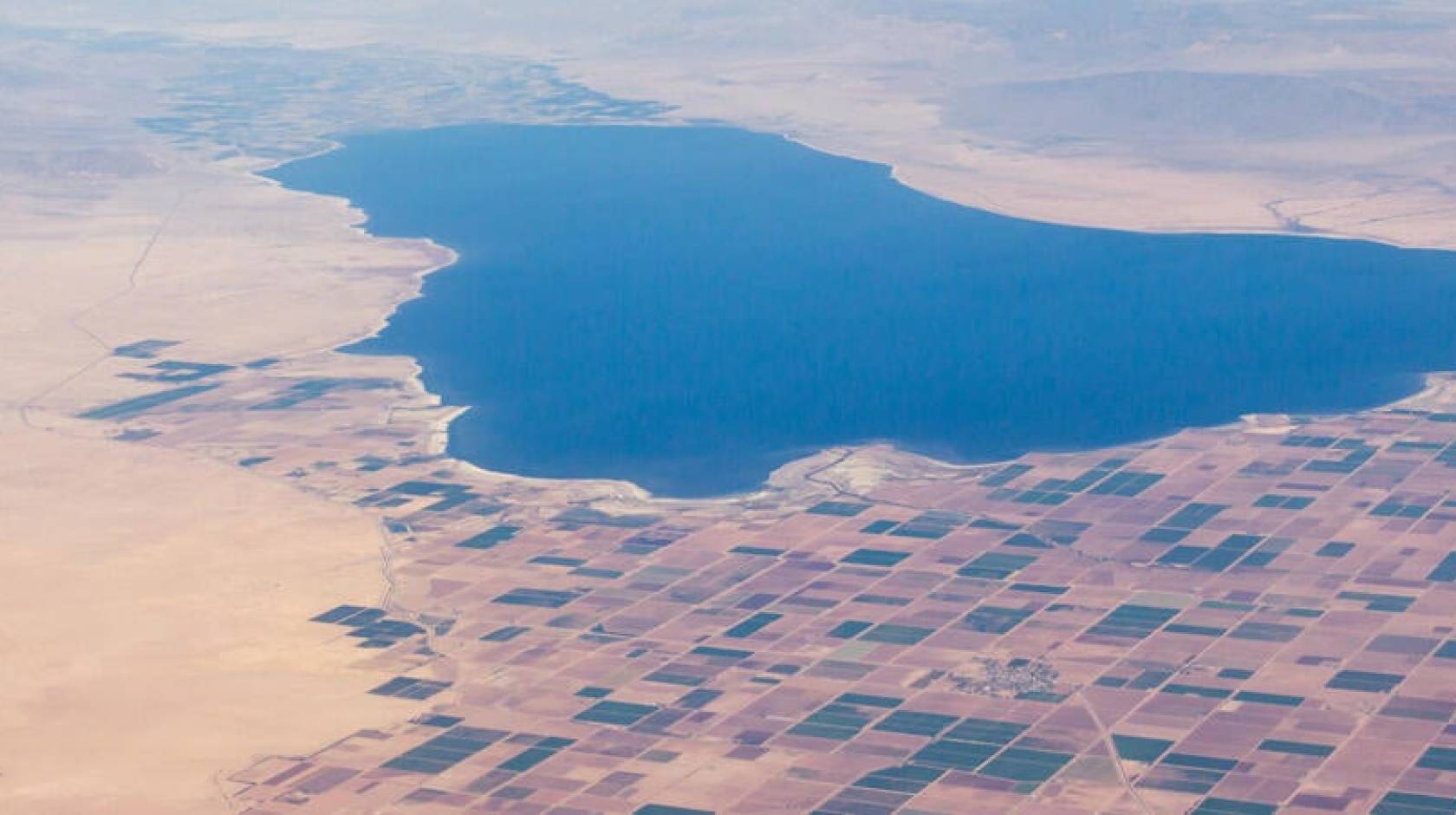 Salton Sea aerial view